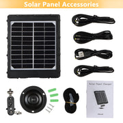 Bundle Wildkamera Wildtierkamera Jagdkamera Wlan 32MP 1296P 0,1s Auslöserzeit Bewegungsmelder 110°PIR und Solarpanel-Kits 8000mAh 12V/9V/6V| W600 Braun