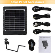 Solarpanel-Kits 3W 8000mAh 12V/9V/6V Ausgang Mini Portable Outdoor oder Indoor Wiederaufladbare Stromversorgung für alle Wildkamera | BL8000