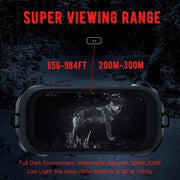 NightOwl 300m Digitales Nachtsichtgerät Binokular 7x31mm 2.31" TFT LCD Bildschirm, 4X mit digitaler Zoom-Funktion, Infrarotbeleuchtung