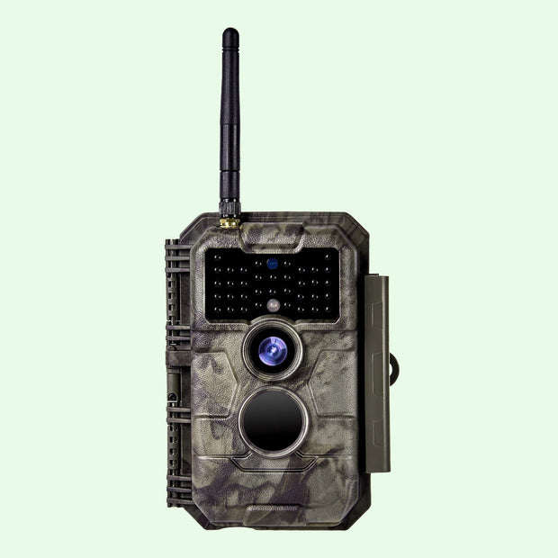 Wildkamera Wlan Fotofalle Jagdkamera Wildtierkamera 32MP 1296P 0,1s Schnelle Trigger Geschwindigkeit Nachtsicht Bewegungsmelder 110°PIR IP66 Wasserdichter | W600 Braun